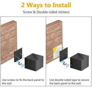 Lampe murale magnétique USB rechargeable Cube RGBCW, style européen, avec variateur d'intensité, lampe de chevet - Product Image 6