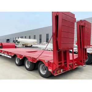 Camion en acier de Lowbed de semi-remorque de col de cygne démontable avec le pneu 12r22.5 pour le transport - Product Image 2