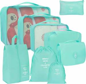 6 Set Packing Cubes Travel Luggage Packing Organizers Set <b>Compression</b> Storage Shoe <b>Bag</b> Clothing Underwear <b>Bag</b> - Product Image 2