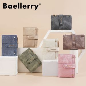 Baellerry Women's Short <b>Wallet</b> Off White Multifunctional Zippered Card <b>Holder</b> Everyday Use - Product Image 4