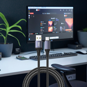 Nhà Máy nylon bện USB A đến C Cáp 3A sạc nhanh cáp dữ liệu USB Loại C Cáp dữ liệu cho điện thoại di động - Product Image 4