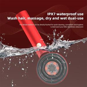 Peigne de massage électrique rechargeable pour cuir chevelu, étanche, le plus vendu, brosse capillaire spa pour la relaxation du cuir chevelu - Product Image 3