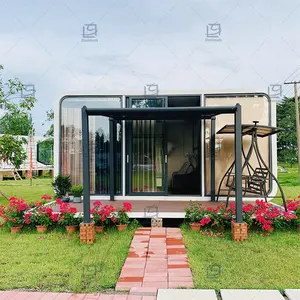 Maison conteneur mobile Apple Pod Hôtel Apple Cabin Home Tiny Cabin