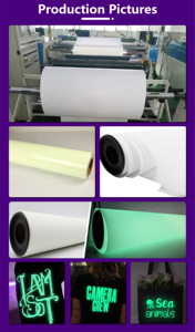 Rotoli di pellicola stampabile fluorescente da 30cm/60cm, stampa a trasferimento termico DTF a freddo per stampa tessile fai-da-te su magliette - Product Image 6