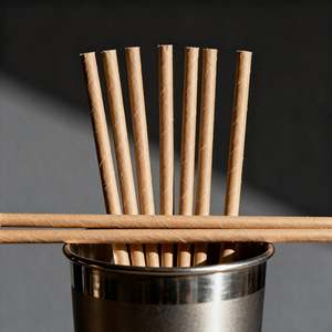 Branded Red Disposable <b>Paper</b> <b>Straw</b> Factory Price 6mm 210mm 8mm 7mm Long Adjustable Wholesale Packaging Disposable <b>Paper</b> <b>Straw</b> - Product Image 1