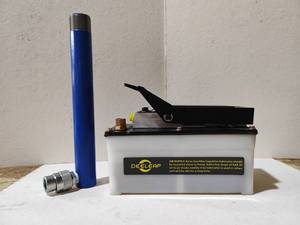 Deeleap ปั๊มเท้าไฮดรอลิกขับเคลื่อนด้วยระบบเดียวแบบพกพา70MPA 10000 PSI PAS11รับประกัน1ปี - Product Image 5