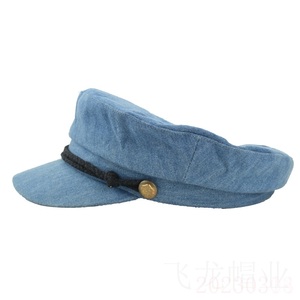 Tùy Chỉnh Màu Xanh Hải Quân Thủy Thủ Đội Trưởng <span class=keywords><strong>Hat</strong></span> Cổ Phiếu Bán Buôn Phụ Nữ Cổ Điển Thời Trang Mũ Len Cảm Thấy Phẳng Top Beret Cap Bông Berets Mũ - Product Image 4