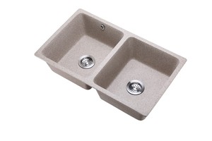 JM209 ejecución agradable piedra <span class=keywords><strong>de</strong></span> cuarzo material plato doble fregadero <span class=keywords><strong>de</strong></span> la <span class=keywords><strong>cocina</strong></span> - Product Image 4