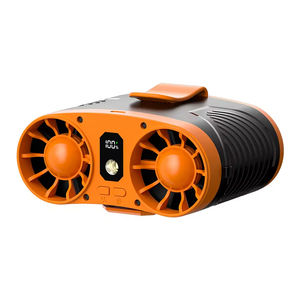 พาวเวอร์แบงค์ 6000mAh พร้อมพัดลมคล้องคอแบบทำความเย็นและไฟส่องสว่าง สำหรับกิจกรรมกลางแจ้ง ตั้งแคมป์ ท่องเที่ยวในรถยนต์ - Product Image 1