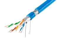 Kabel kawat Lan Internet luar ruangan 305M kotak gulungan eksterior Rj45 Cat 5 kucing 5e kucing 7 Ca 6E