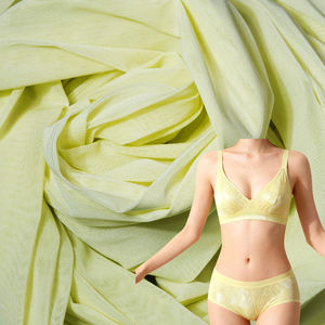 Kadın giyim kumaşı-bambu naylon spandeks file & <span class=keywords><strong>Rayon</strong></span> viskon Net kumaş, iç çamaşırı için cilt dostu - Product Image 1