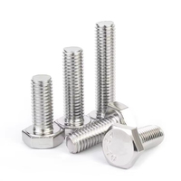 Продажа K400 UNC UNF шестигранный болт в 1/2 "3/4" 5/8 "1" размеров оцинкованная отделка для обработки воды для здравоохранения