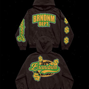 Sudaderas con Capucha Extra Grandes Unisex Estampadas Personalizadas al por Mayor, 100% Algodón, Gruesas, con Estampados Gráficos, Tallas Grandes, Otoño - Product Image 3