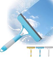 Spatule de nettoyage de vitres haute performance pour intérieur et extérieur, outil 3 en 1