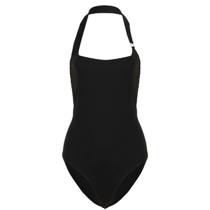 Combinaison moulante sexy à bretelles et col halter pour femme, en tricot, pour l'été, contrôle du ventre, tenue de soirée et clubbing - Product Image 6