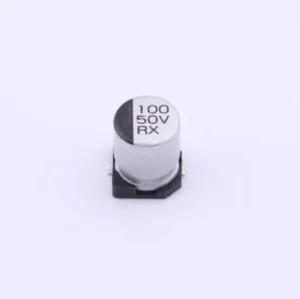 Condensador Electrolítico de Aluminio de Montaje Superficial Original RX100UF50V90RV0105 50V 100uF 20% - Servicio de Lista BOM y Suministro Instantáneo - Product Image 1