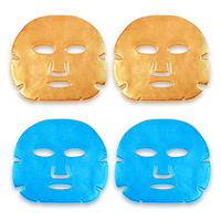 Vente en gros bio masque facial hydratant soins de la peau masque facial au collagène feuille de massage soluble masque facial