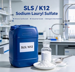 โซเดียมลอริลซัลเฟต K12/SLS CAS 151-21-3 วัตถุดิบสำหรับผลิตภัณฑ์ทำความสะอาดและเครื่องสำอาง - Product Image 1