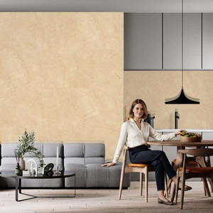 Azulejos de porcelana brillante Fontana Marfil de 800x1600 mm para suelo y pared, diseño de mármol beige cálido de 80x160 cm - Product Image 6