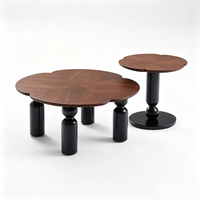 Table basse moderne en bois de petite taille, portable, écologique, pour le salon