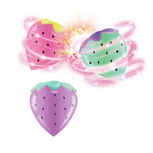 EPT Kid Toy Store Strawberry Llightup toys Gyro Magic Spinning Top Toy With Led Light