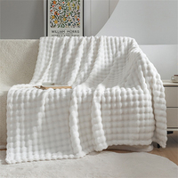 Factory flange Blanket design personnalisé polyester jeter couverture canapé - lit couverture voyage de bureau à domicile