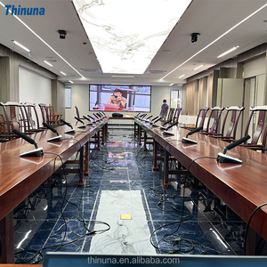 Thinuna UR-400 Microfone de conferência sem fio portátil de alta qualidade 4*100 Frequências Selecione 2U UHF 4 canais <span class=keywords><strong>FM</strong></span> de longa distância - Product Image 6