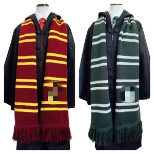Gryffindr Huffelpuff Slytherin Harry Gebreide Potter Sjaal