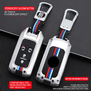 Funda Protectora para Llaves de Coche de Aleación de Zinc y Gel de Sílice para <span class=keywords><strong>SUZUKI</strong></span> Grand Vitara S-CROSS Alivio SX4, Llavero con Anillo, Accesorios para Bolsos - Product Image 2