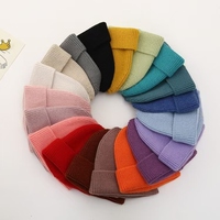 Gorro de punto de invierno con logotipo personalizado al por mayor, gorro cálido, suave y cómodo para niños y niñas