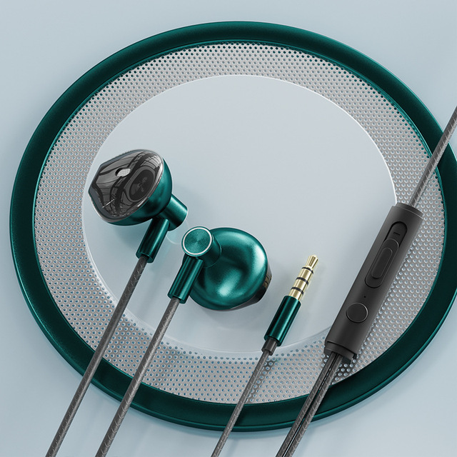 HD Sound In-Ear Wired Headphones with 3.5mm/Type C Jack Tangle-Free Earbuds for Gaming/DJ Clear Calls for Tablet/Phone