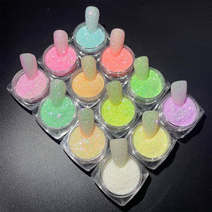 2022 d'été Scintillant Bonbons Chandail <span class=keywords><strong>Effet</strong></span> Nail <span class=keywords><strong>Sucre</strong></span> Poudre Poussière Glitter pour <span class=keywords><strong>Manucure</strong></span> Polonais DIY Nail Art Décorations - Product Image 5