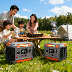 Hot Selling Factory Price 300W 270Wh Lithium Ion Portable Power Station Wireless Charging <b>Cigar</b> Solar Power UK/EU/US Modified Si - Product Image 2