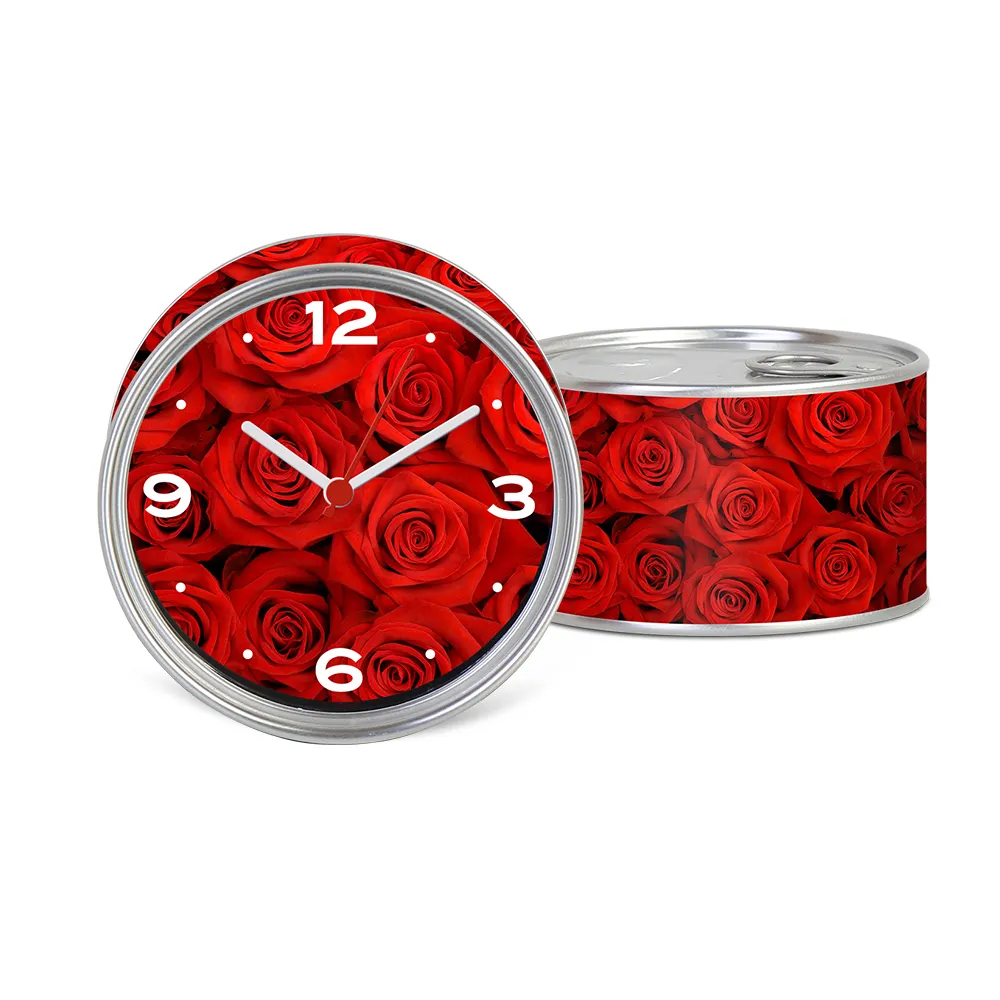تذكارية ساعة حائط هدية الأعمال الترويجية الهدايا لعميل مع شعار