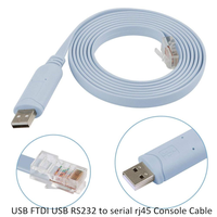 Cable FTDI RS232 DB9 a RJ45 Mini DIN a RJ45 cable para Escáner de código de barras