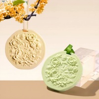 Diffuseur de parfum floral élégant pour voiture, en silicone, longue durée, évaporation naturelle, sans électricité