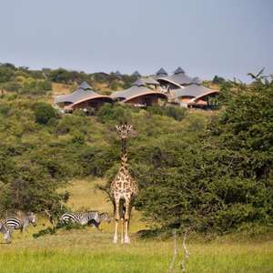 Suite de glamping de luxe semi-permanente en tente de désert du <span class=keywords><strong>Kenya</strong></span> avec salle de bain et climatisation pour une retraite de vacances - Product Image 3
