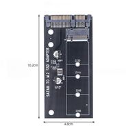 M.2 SSD ke SATA 3.0 kartu adaptor 6Gbps, untuk NGFF ke SATA 22PIN konverter untuk M.2 KEY-B 2230-2280 kartu ekspansi untuk PC Desktop
