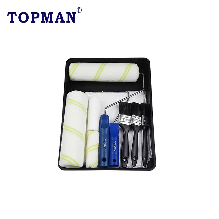 Topman — ensemble de rouleaux à peinture décorative, 11 pièces, qualité supérieure