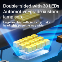 RUTENSE nouveau phare Led haute puissance amélioré 180W 36000lm phares de voiture pour phare automatique de voiture H4 H7 ampoule LED de voiture avec Canbus