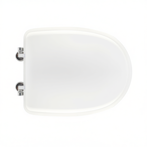 Siège de toilette blanc en forme de 6, avec charnières traversantes pour vase Jumbo Arethona - Product Image 3