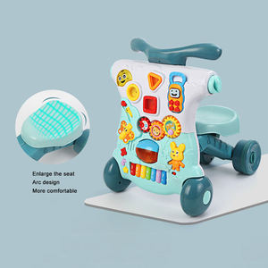 Trottinette multifonction 3 en 1 pour bébé avec panneau d'activités, lumières et musique - Product Image 5