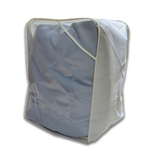 Eco-Friendly 15X19.5X10'' PE/PP <b>Zipper</b> <b>Bag</b> Clear Dustproof <b>Plastic</b> Home Use Multi-Purpose Features Recycled Materials - Product Image 2