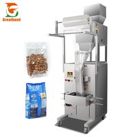 Sac d'angle personnalisé Biscuit Bonbons Graines de céréales Blé Popcorn Pomme de terre Chips Distributeur quantitatif pneumatique Machine d'emballage étanche