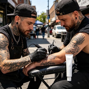 Crème pour tatouage à texture fine, prix d'usine, pour salons de tatouage, instituts de beauté, livraison rapide dans le monde entier - Product Image 4