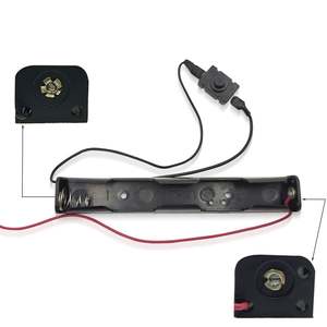 Penjualan Terbaik produk 1S2P tipe panjang <span class=keywords><strong>UM</strong></span> 3 AA 1 5v tempat baterai kotak plastik 2 X Aa pemegang baterai dengan timah - Product Image 3