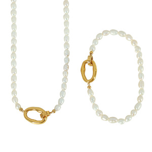 สร้อยคอมุกธรรมชาติ 40 ซม. สีขาว 4 มม.-5 มม. เกรด AAA ตัวล็อคทองคำ สำหรับผู้หญิง สวมใส่ได้ทุกวัน - Product Image 5