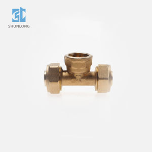 <span class=keywords><strong>Raccord</strong></span> de tuyau PE en <span class=keywords><strong>laiton</strong></span> pour tuyaux multicouches en polyéthylène 12mm-50mm gamme de tailles <span class=keywords><strong>raccord</strong></span> de presse en plastique pour boîte à eau - Product Image 1