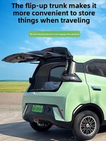 Nouveau Véhicule Électrique à Quatre Roues pour Usage Domestique, Scooter à Batterie Compact Style Décontracté pour Femmes, Vitesse Maximale 45 km/h
