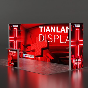 Thương mại công bằng hộp đèn cho khóa nhanh chóng kết nối Backlit EXPO vải hiển thị - Product Image 1